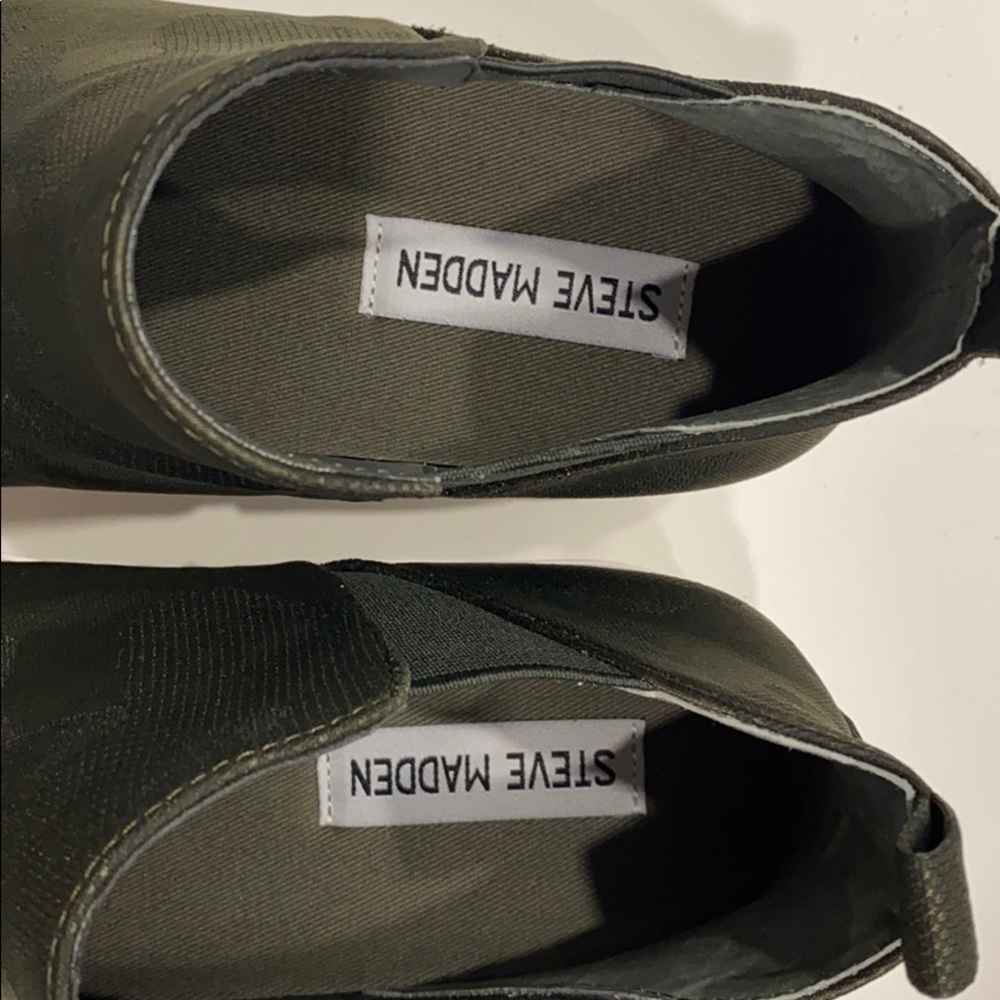 Steve Madden Army Green Sneakers - Picture 5 of 5